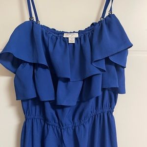 Blue prom dress